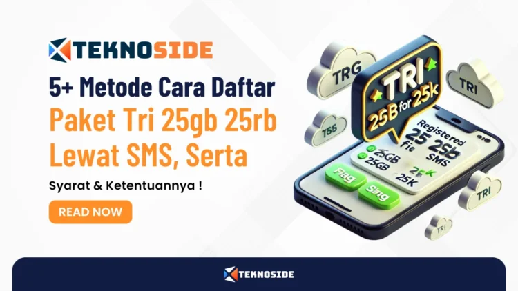 5+ Metode Cara Daftar Paket Tri 25gb 25rb Lewat SMS