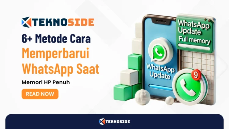 6+ Metode Cara Memperbarui WhatsApp Saat Memori HP Penuh